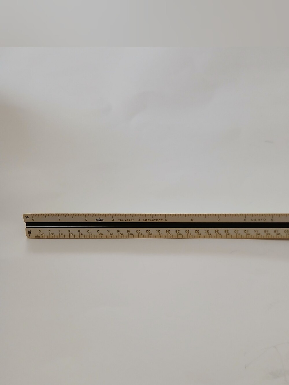 Vtg Alvin No. 240P Architect Engineer Triangular Scale Ruler Drafting Germany